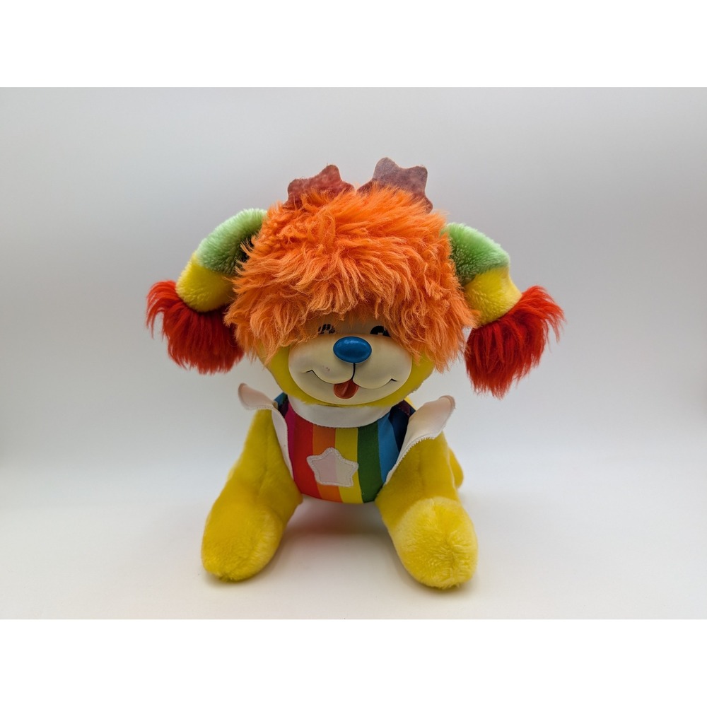 Hallmark Rainbow Brite Puppy Dog Plush Vintage 1983 Vinyl Face Stuffed Animal